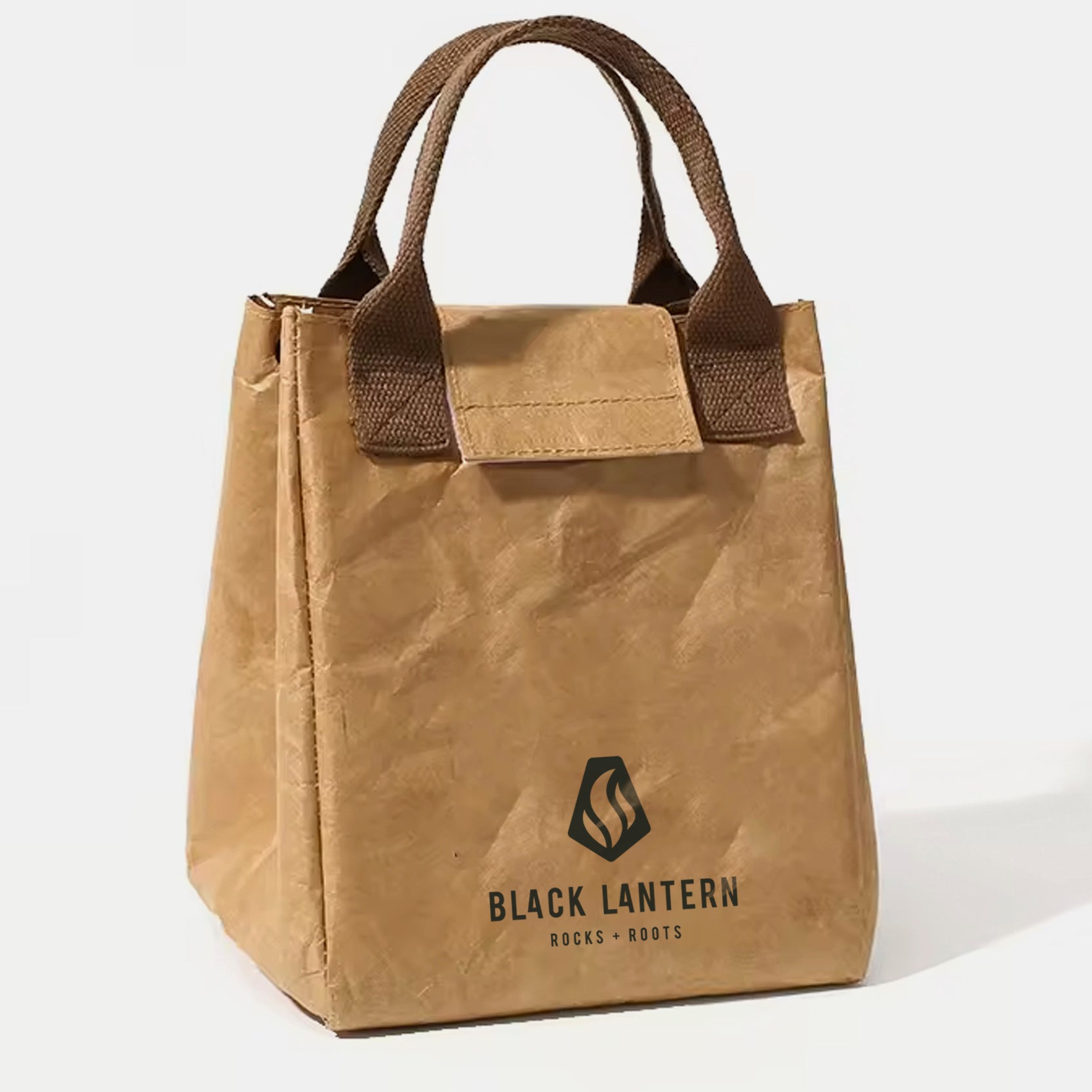 Basecamp Recycled Tyvek Lunch Tote Brown 1