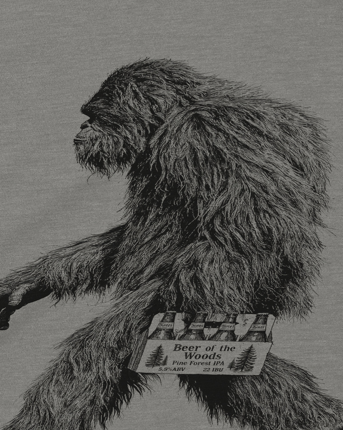 Bigfoot and Beer Mens Tshirt 4