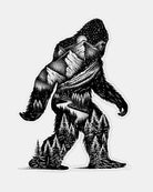 Bigfoot in the Forest Outdoor Sticker