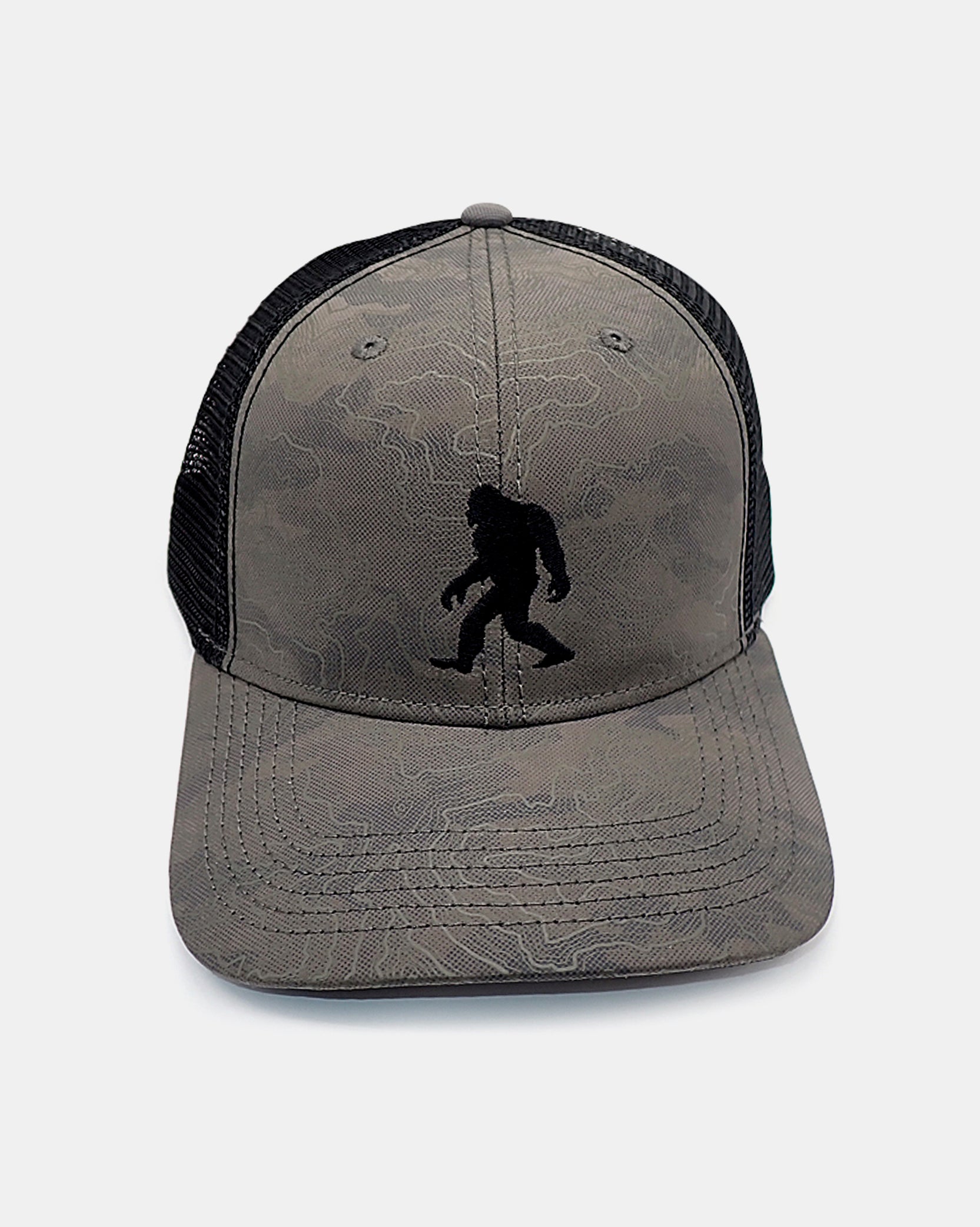 Bigfoot and Topography Trucker Cap 1