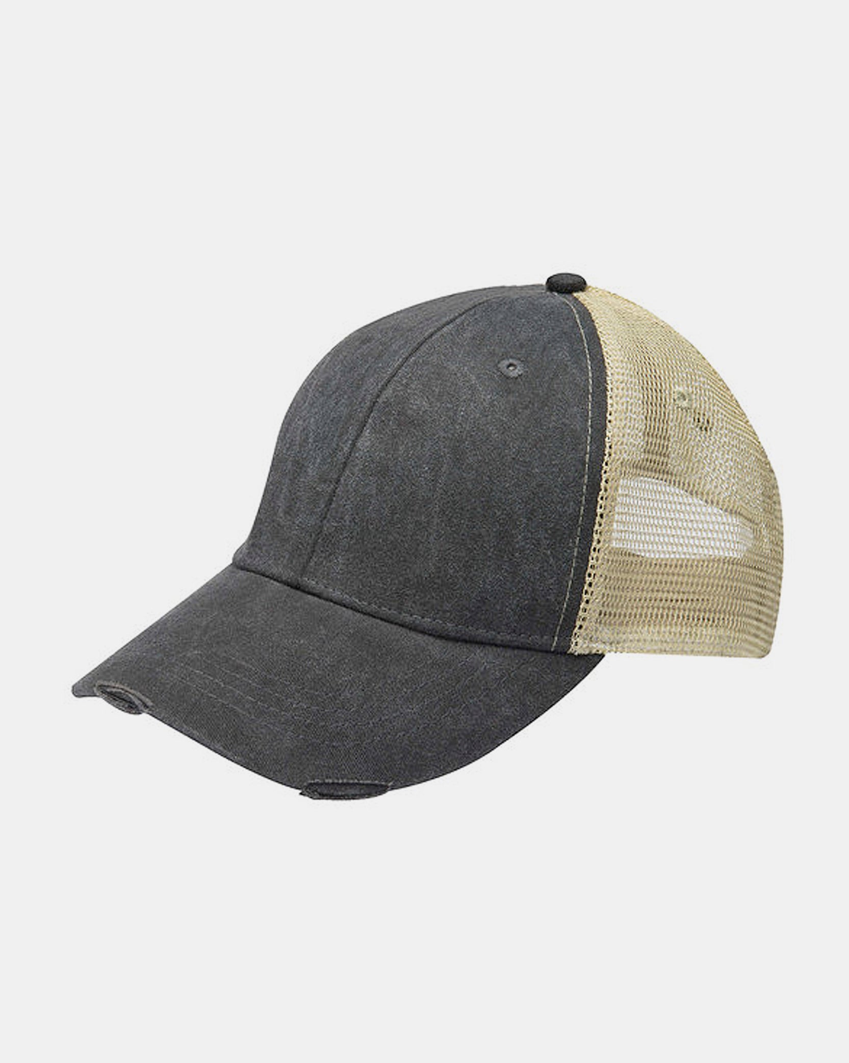 Bigfoot Charcoal And Tan Trucker Cap 2