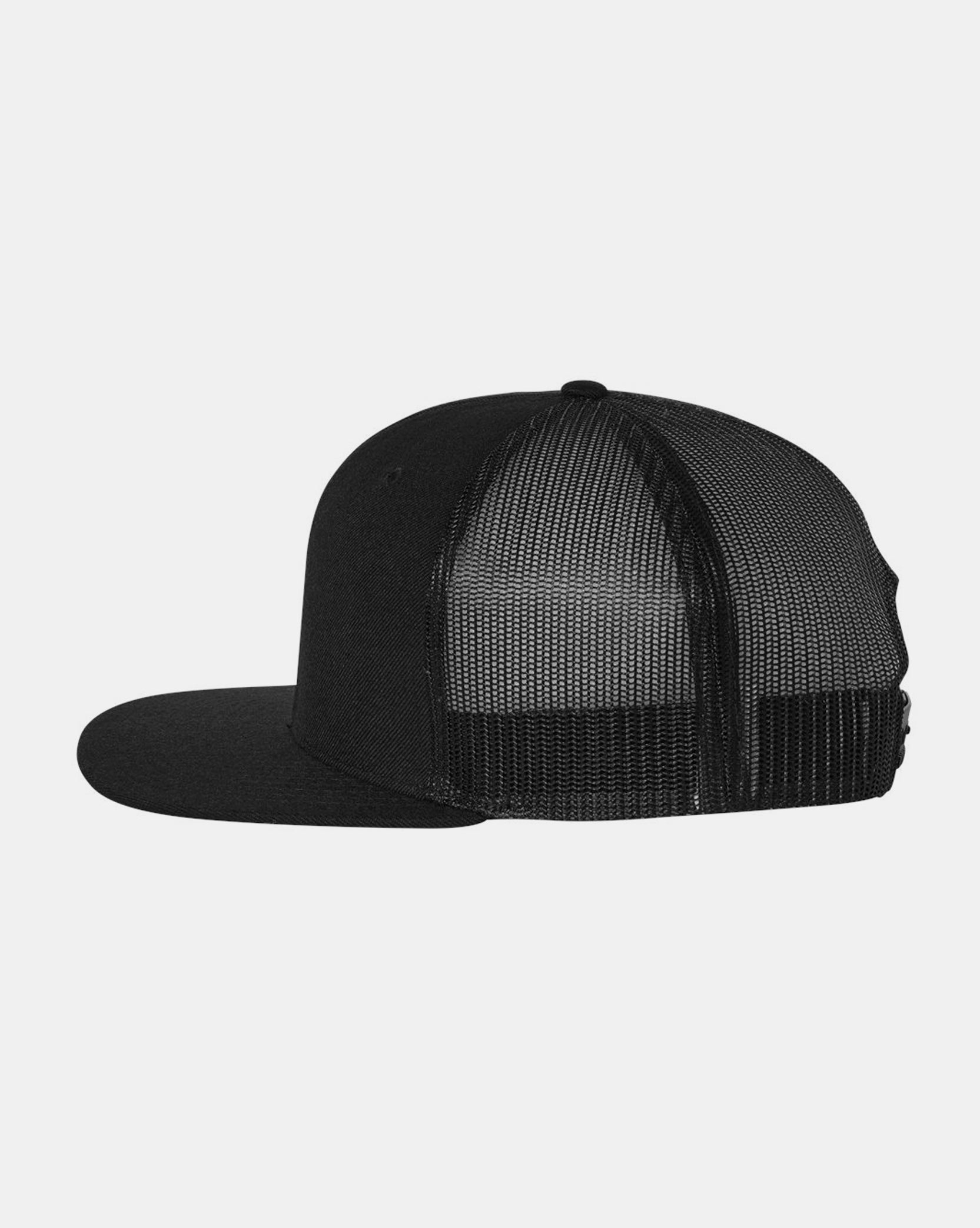 Black Lantern Logo Black Trucker Cap 2
