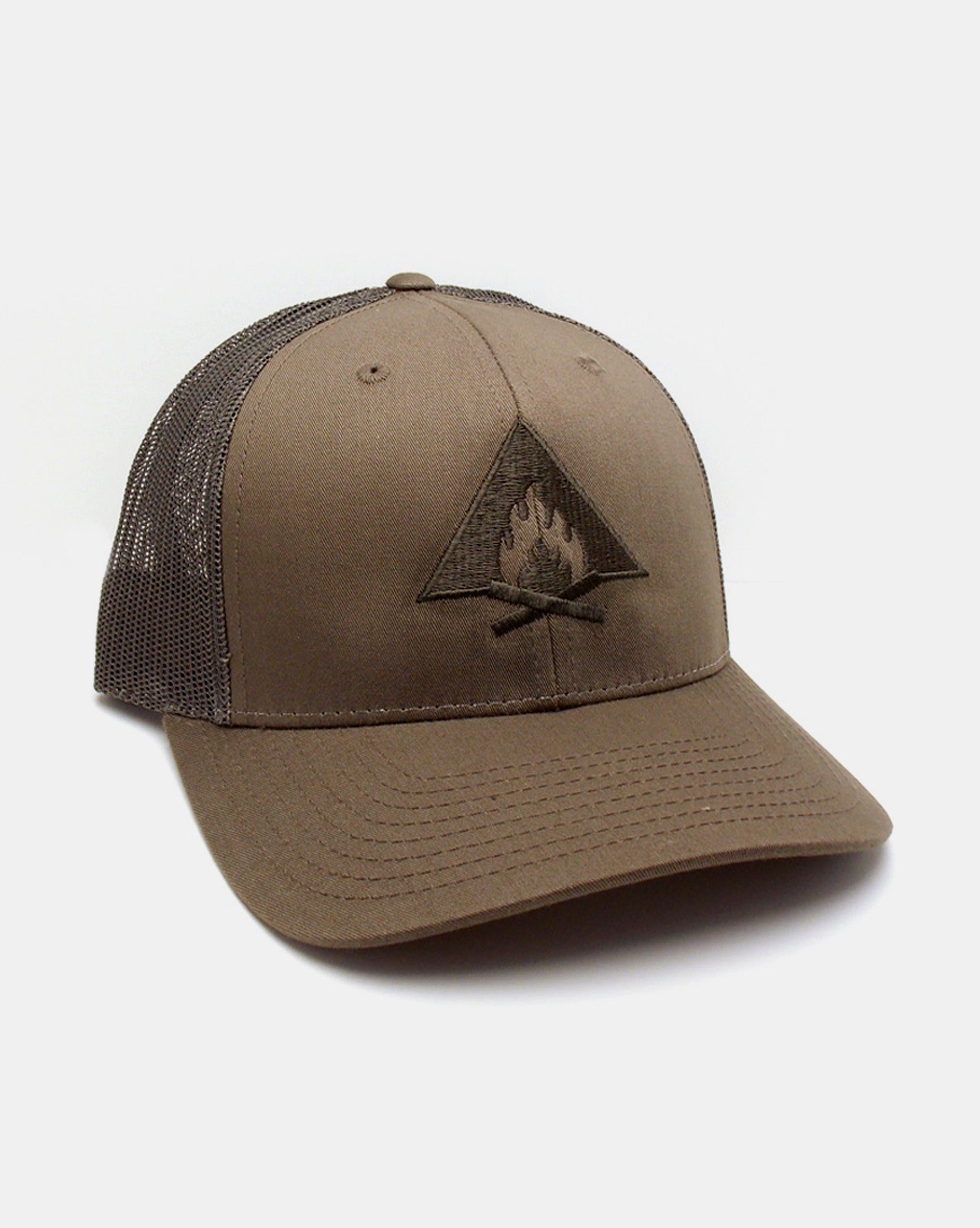 Bonfire Loden and Brown Trucker Cap 1