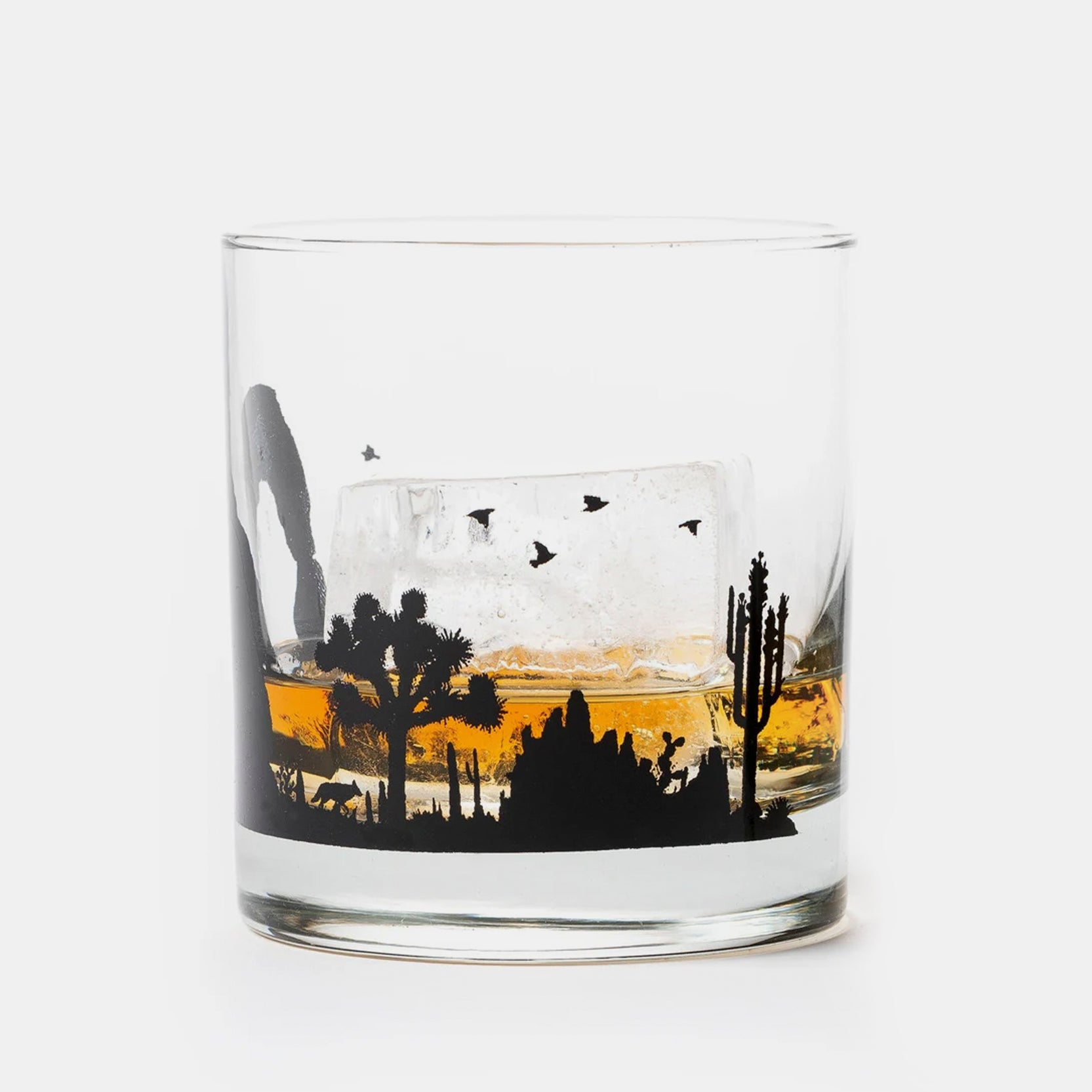 Desert Landscape Single Whiskey Glass 1