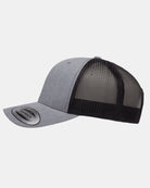 Fly Fishing Flies Heather Grey Trucker Cap 2