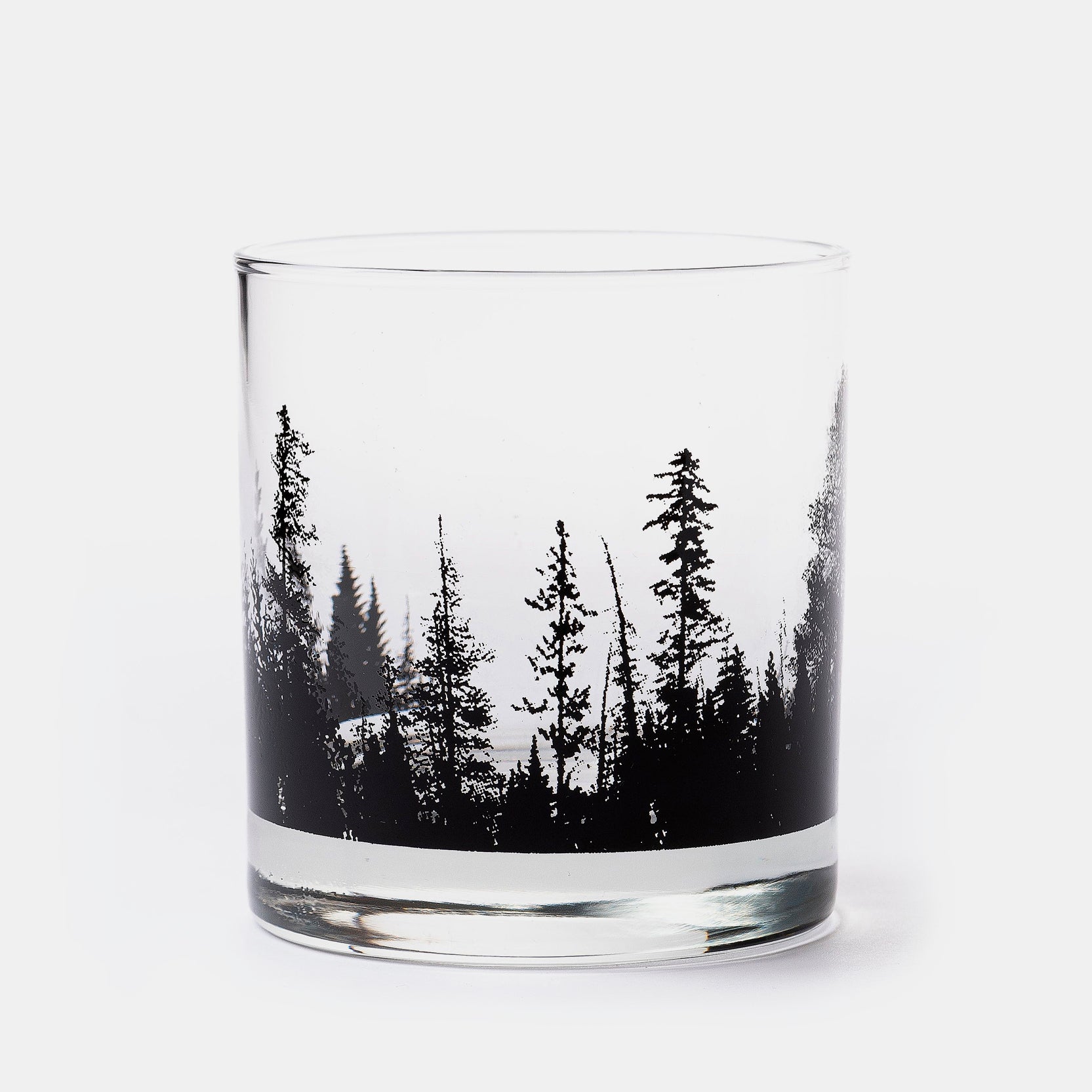 Forest Landscape Single Whiskey Glass 1