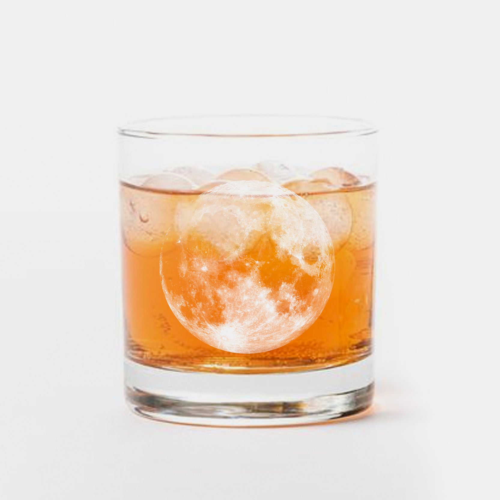 Full Moon Single Whiskey Glass