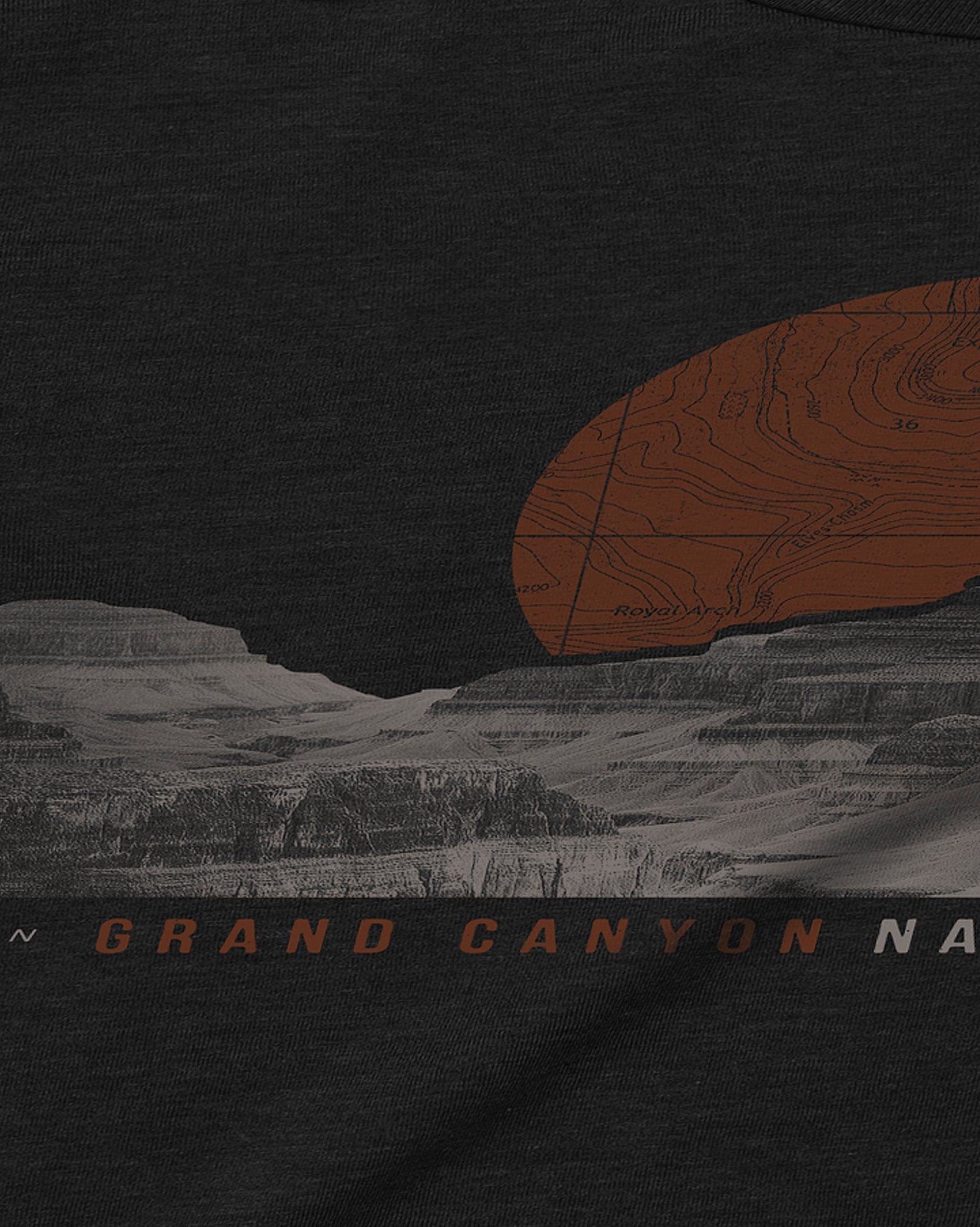 Grand Canyon National Park Tshirt Detail Photo