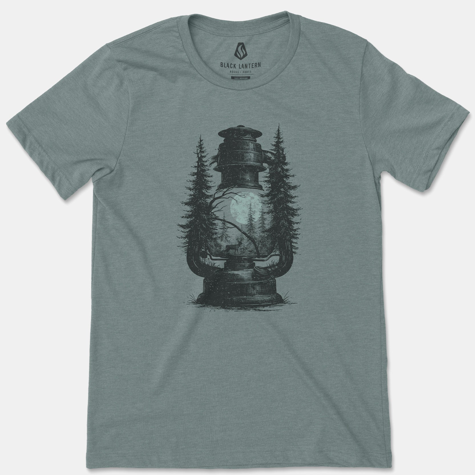 lantern and forest mens shirt 2
