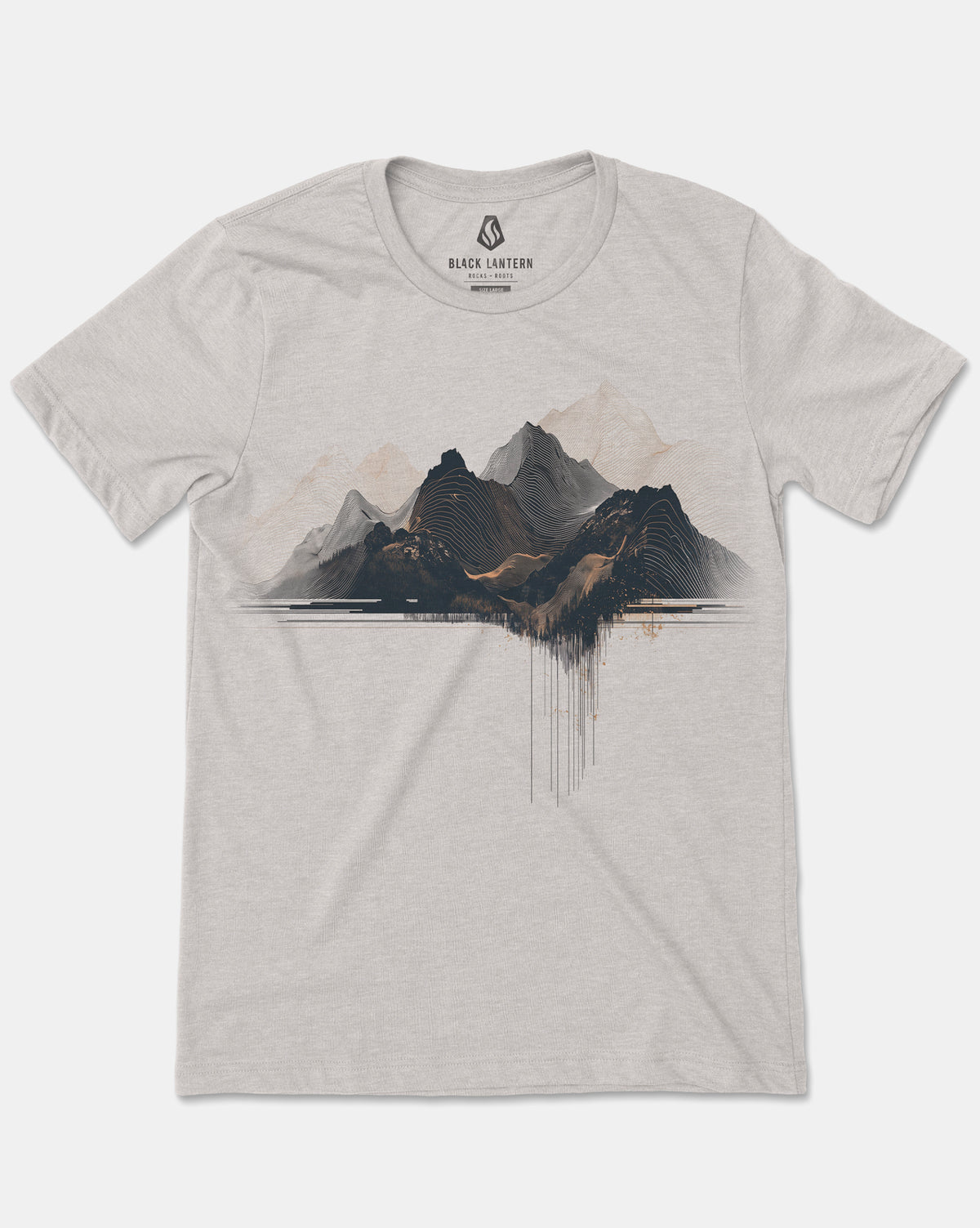 linear mountain range mens tshirt 3