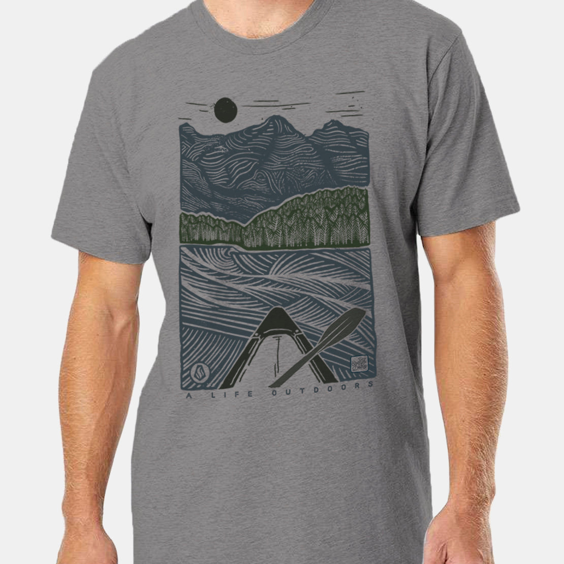 Mens A Life Outdoors Tshirt 1