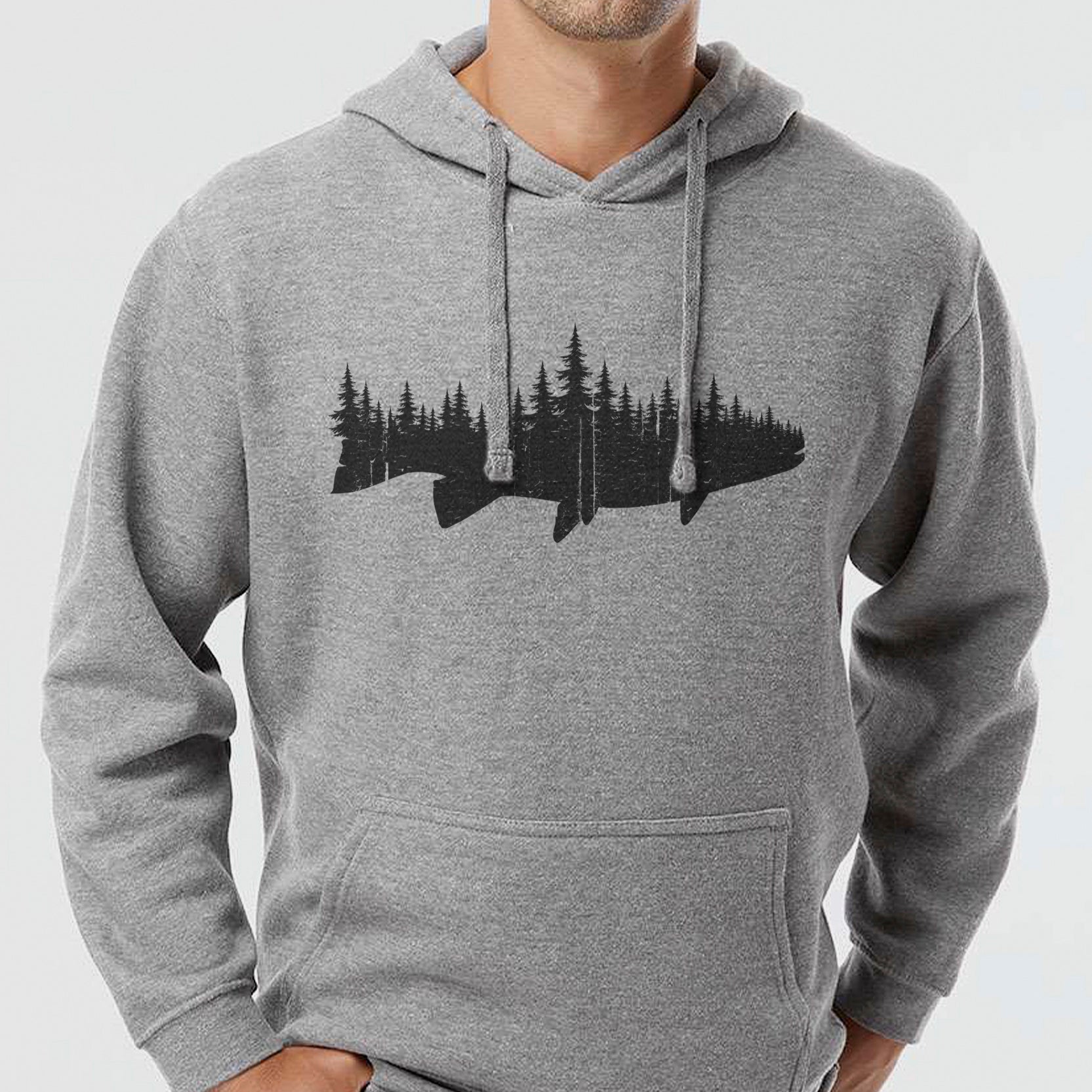 Unisex Fish And Forest Hoodie 1