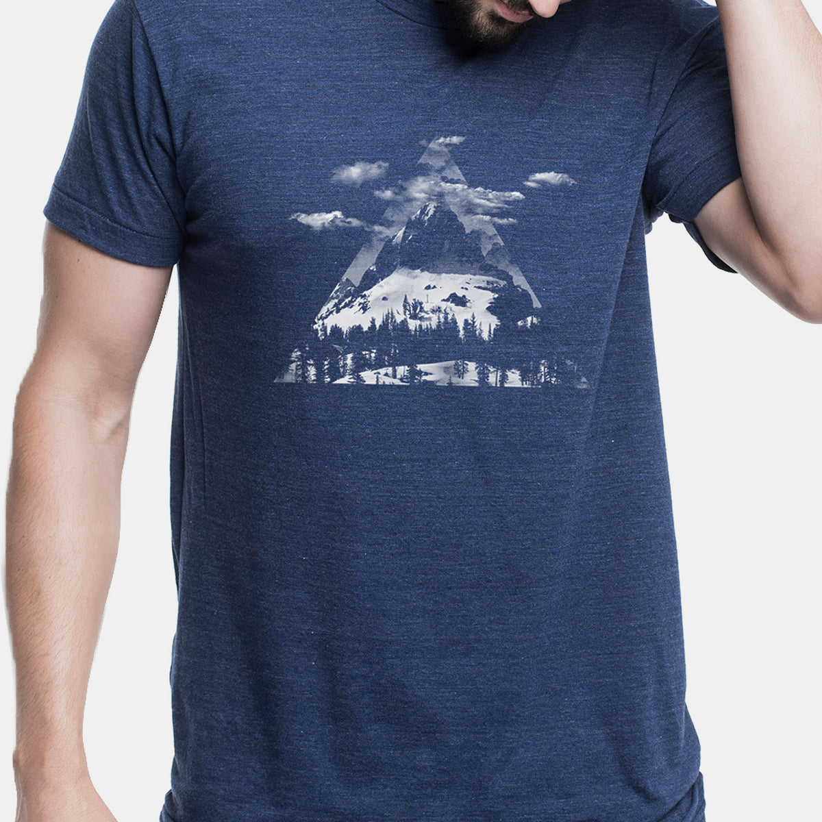 Chiefs Mountain Moon Shadow T-Shirt for Men/Large Size (USA Size) main image 1