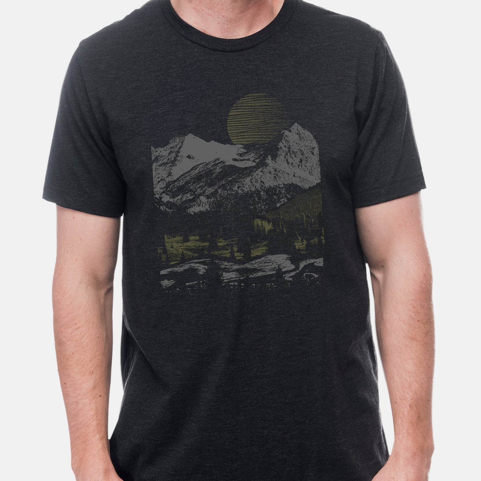 Mens Mountain Duotone Tshirt 1