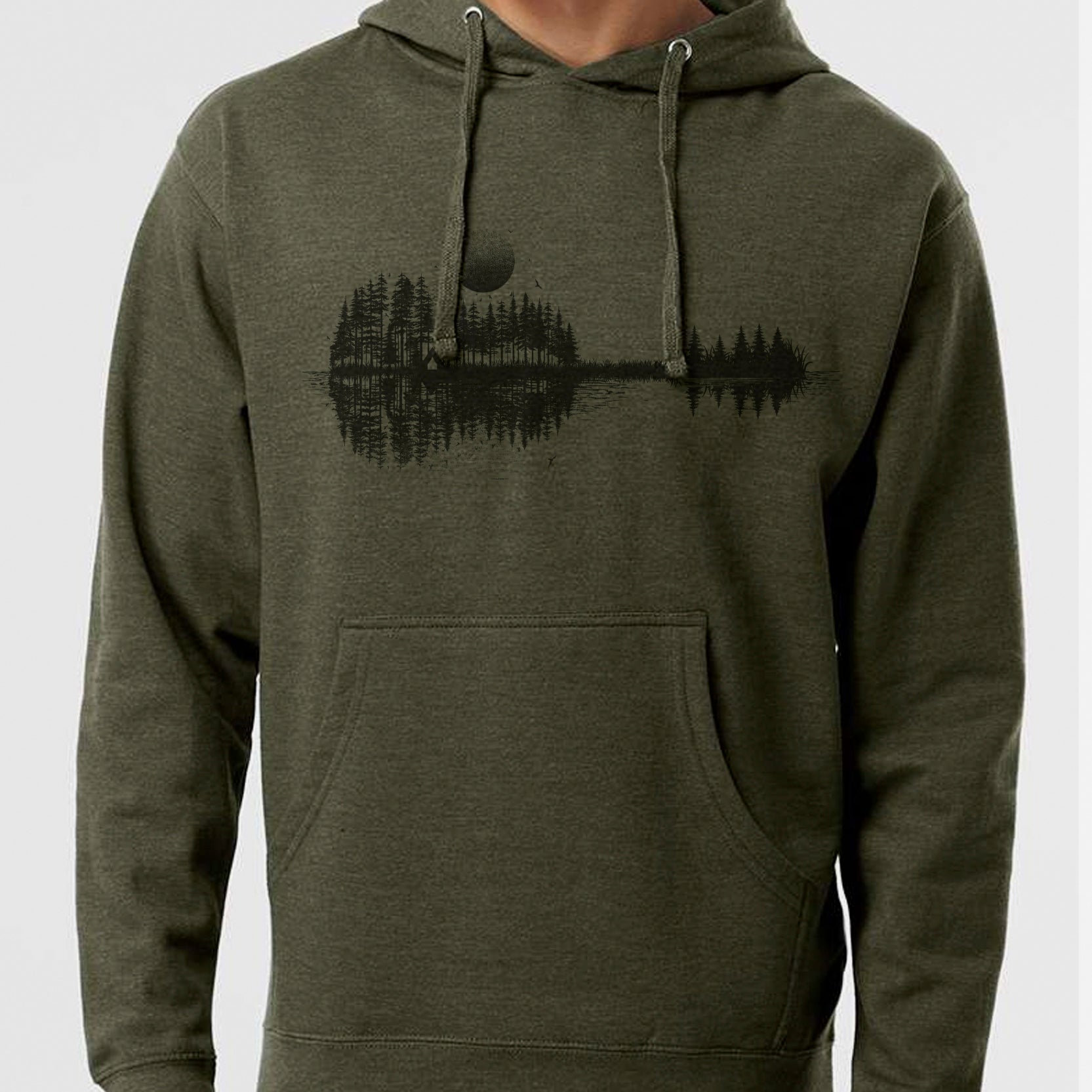 Unisex Nature Guitar Hoodie 1