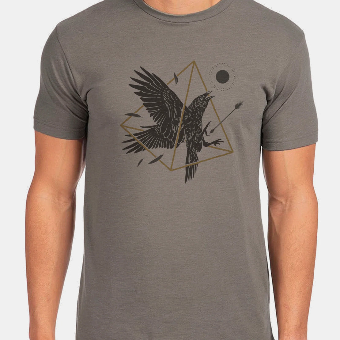 Mens-Raven-And-Arrow-Tshirt-1