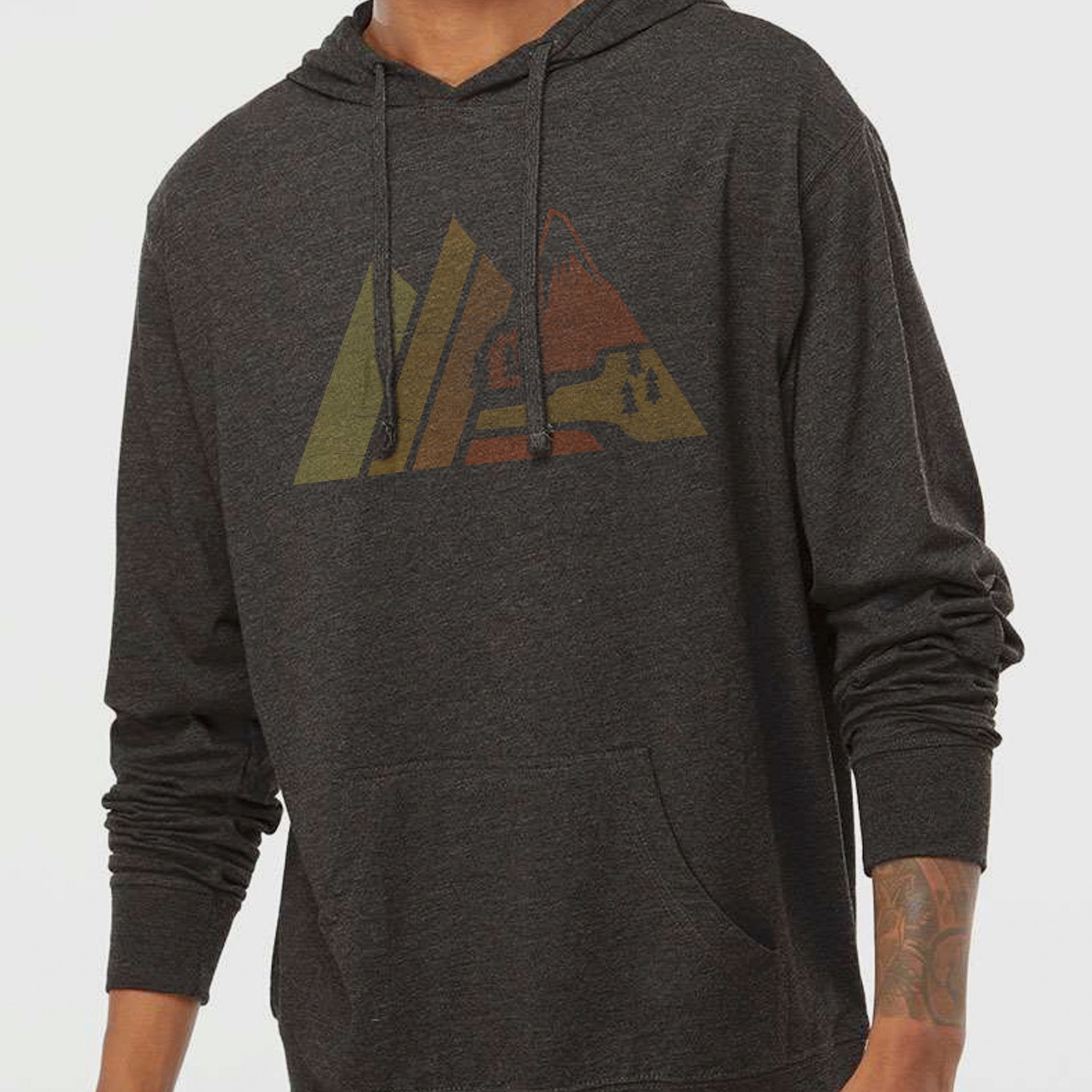 Unisex Retro Mountain Hoodie 1