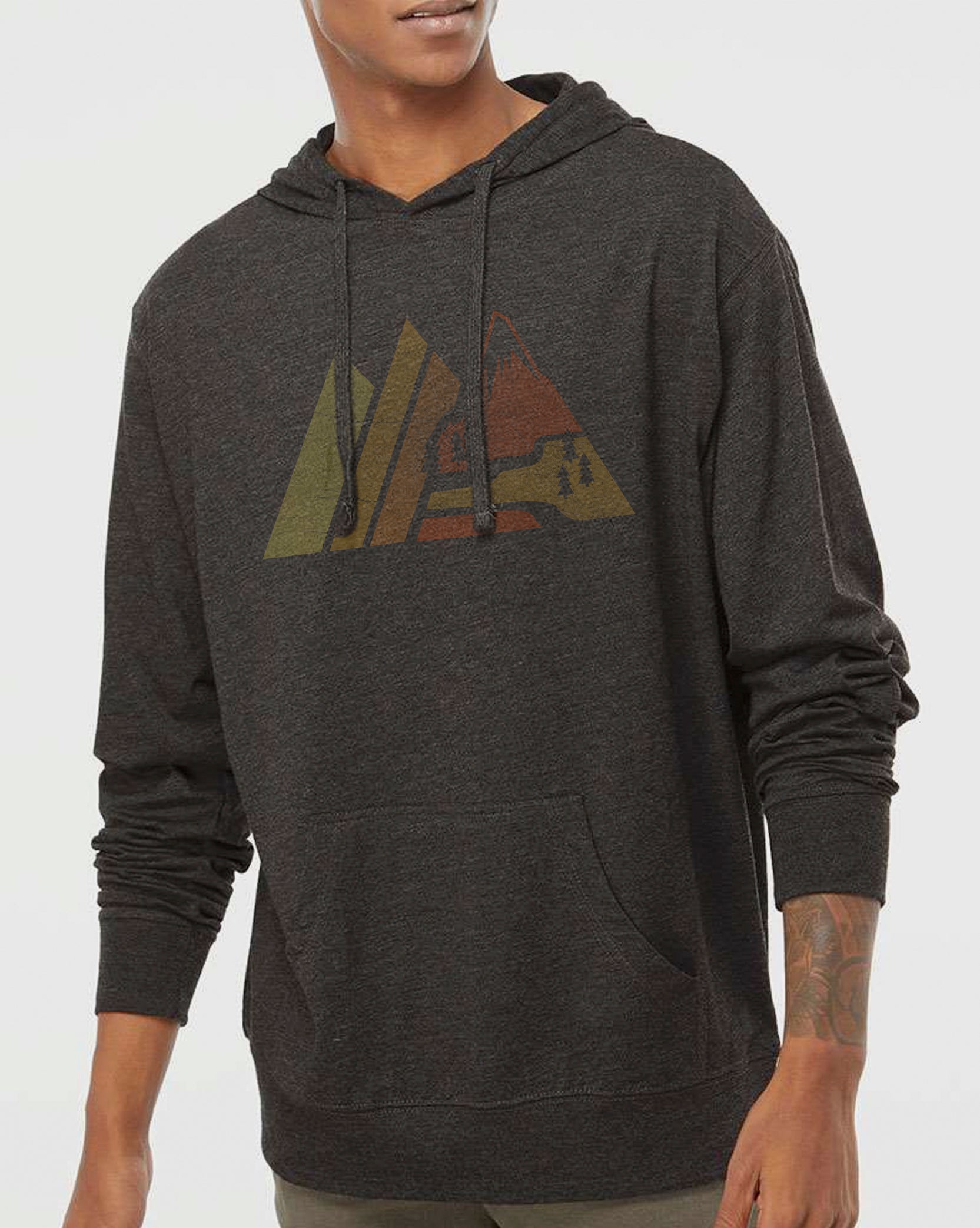 Unisex Retro Mountain Hoodie 1