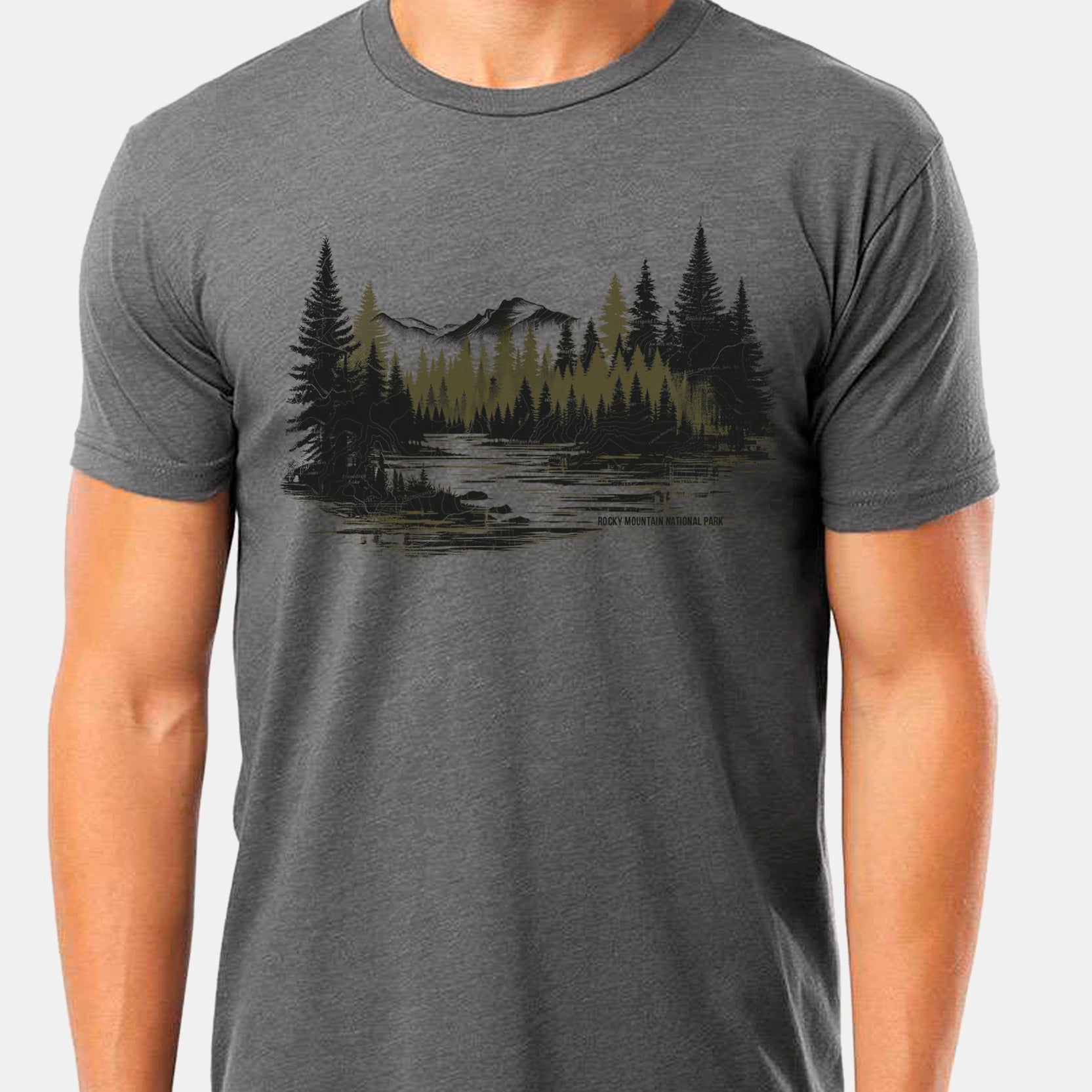 Mens Rocky Mountain National Park Tshirt