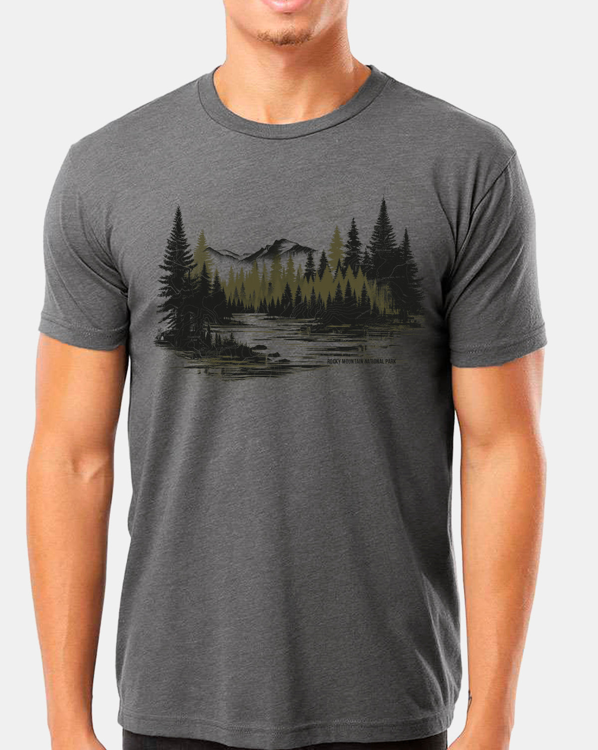 Mens Rocky Mountain National Park Tshirt 1