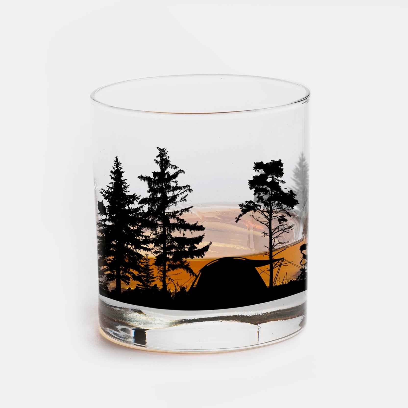 Mountain Campsite Single Whiskey Glass 1