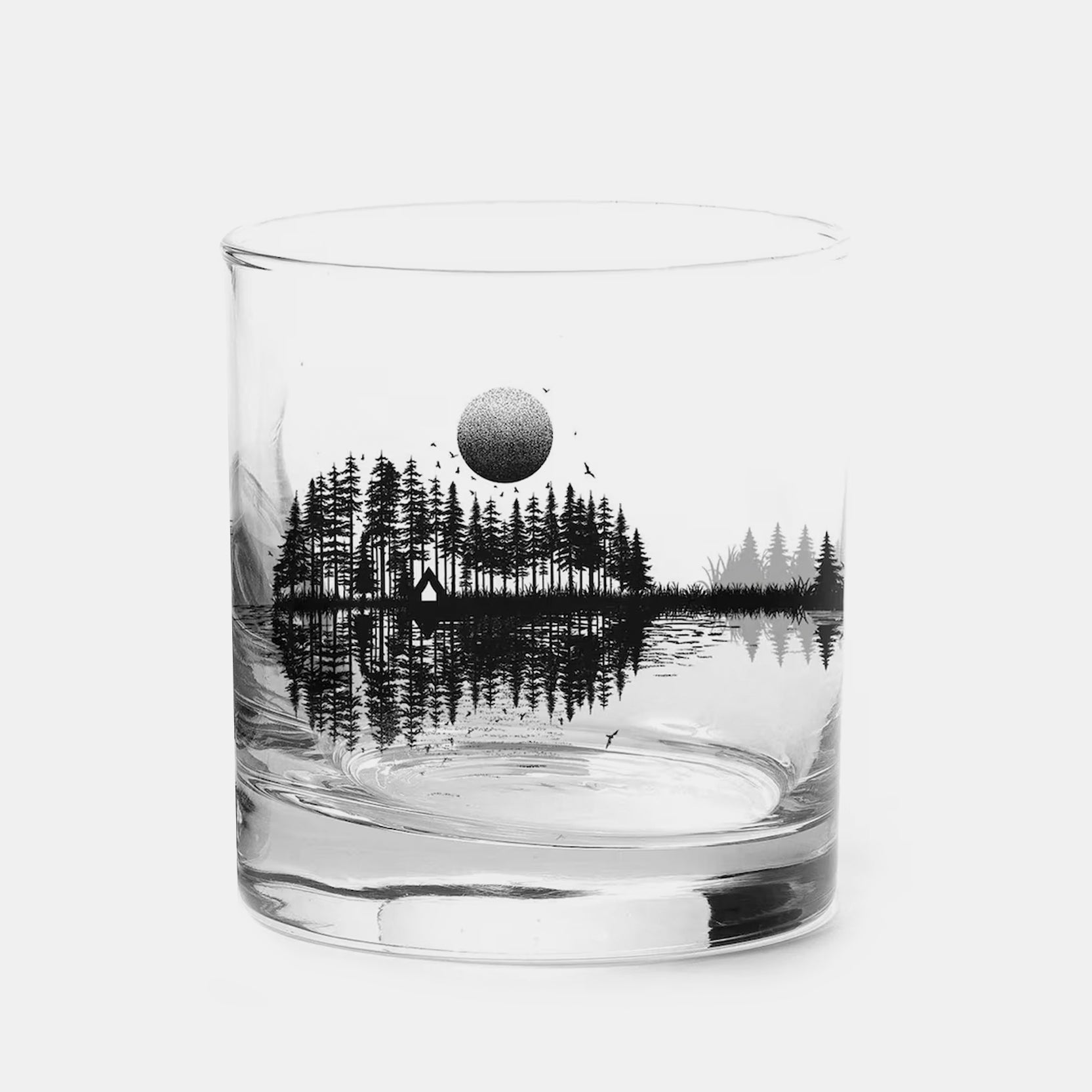 Nature Guitar Single Whiskey Glass 1