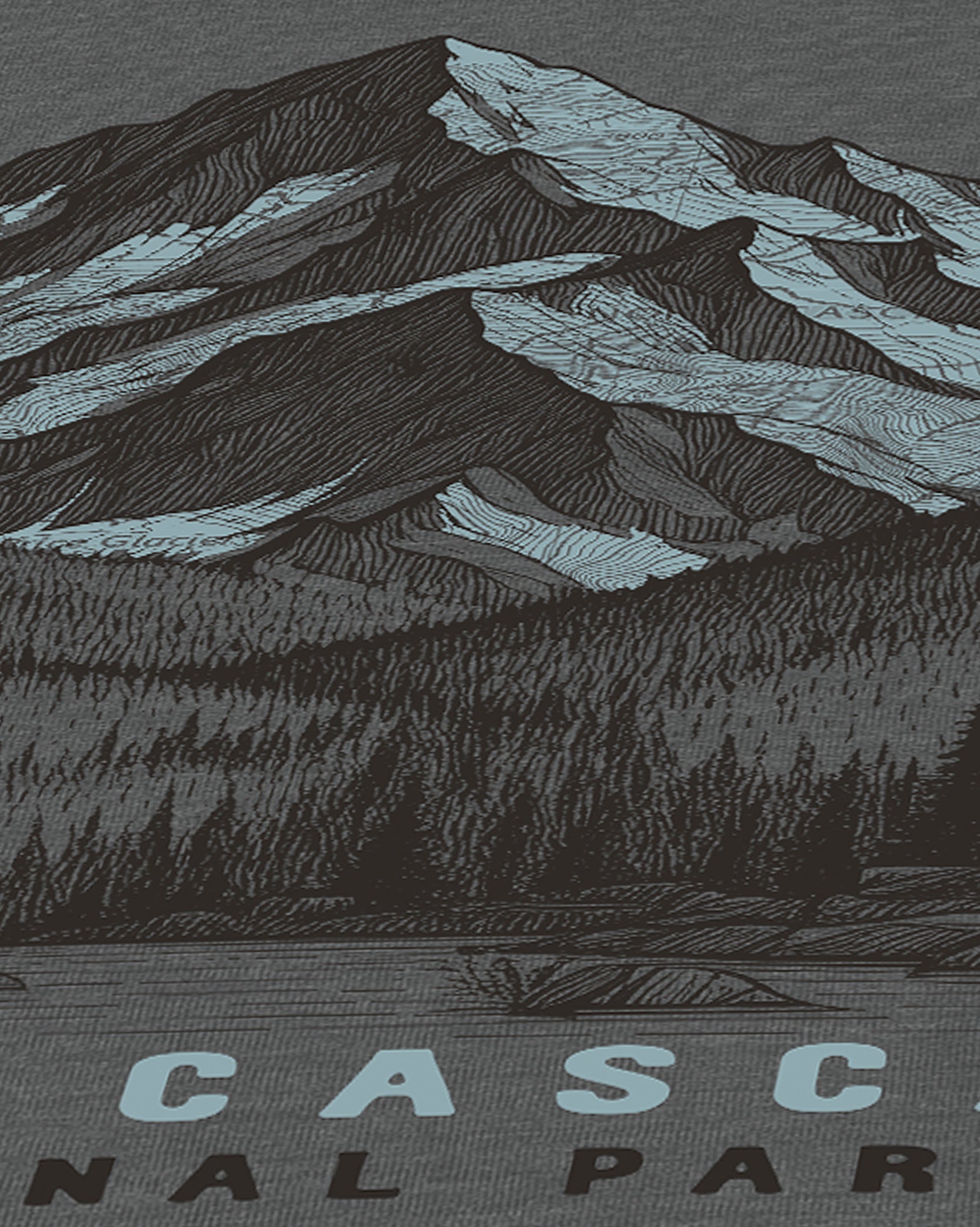 Mens North Cascades National Park Tshirt 3