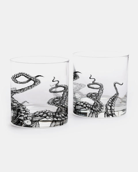 Octopus tentacles whiskey glasses 1