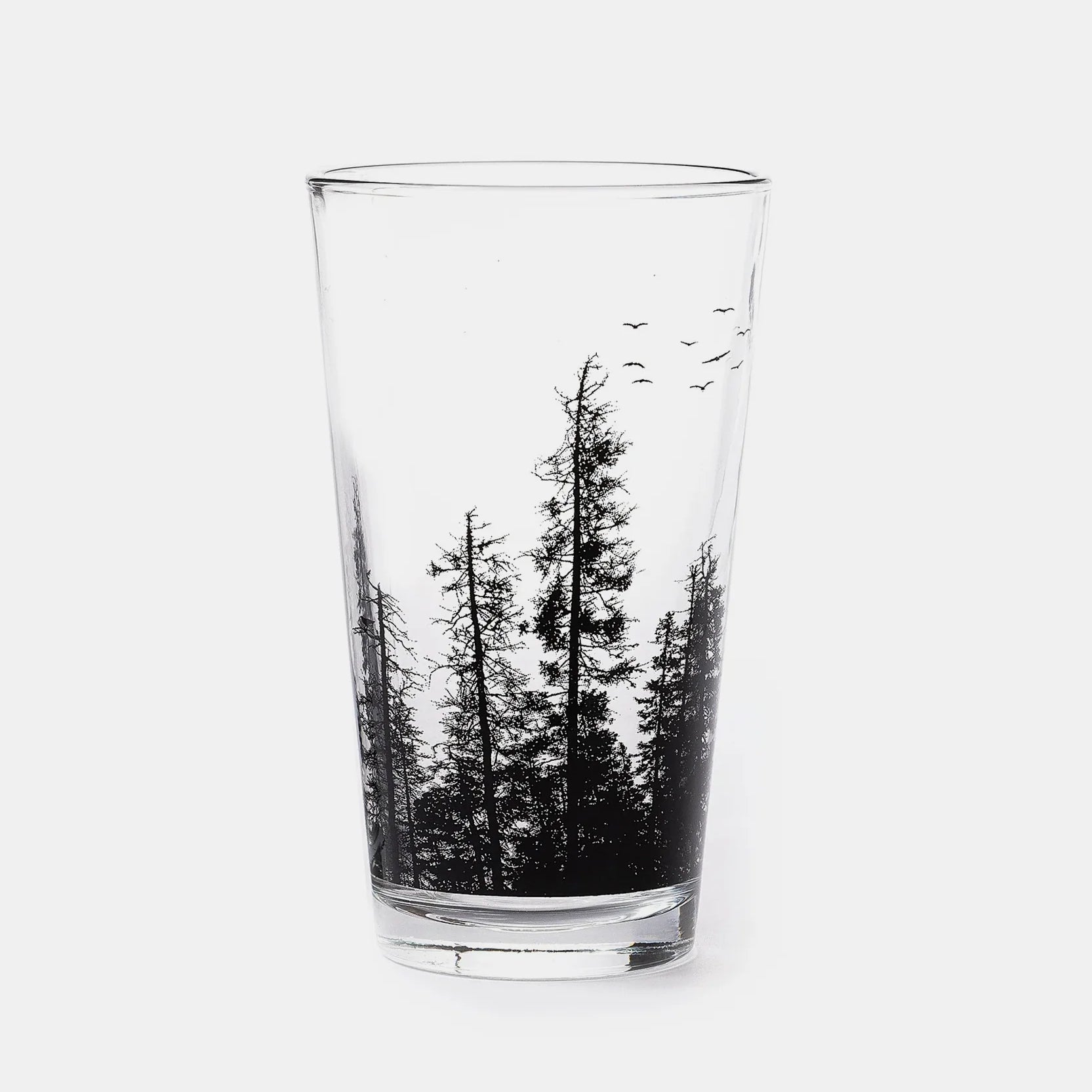 Pine Tree Forest Single Pint Glass