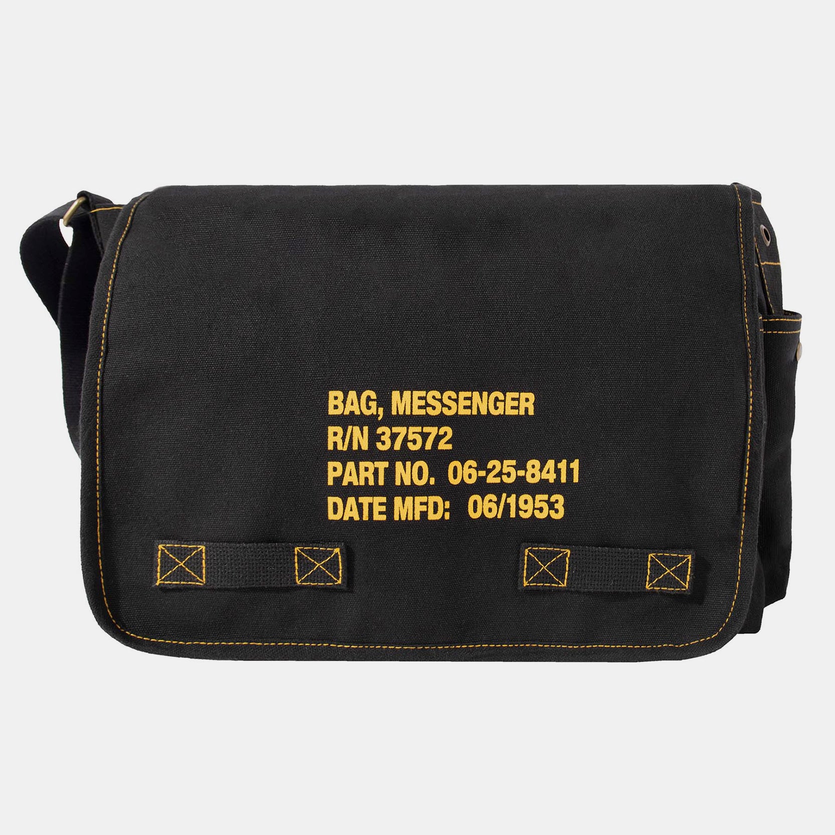 Vintage Messenger Bag Black 1