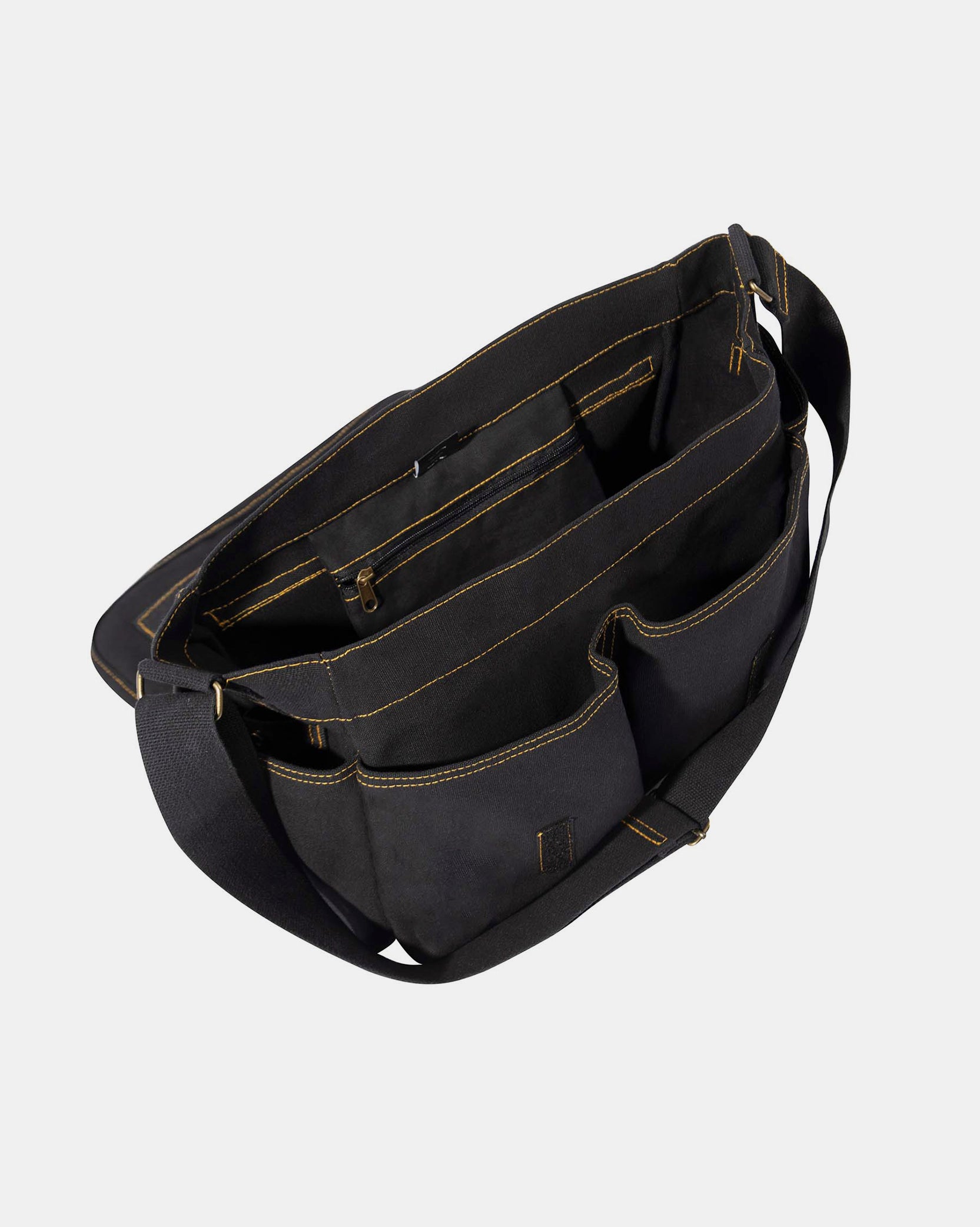 Vintage Messenger Bag Black 3