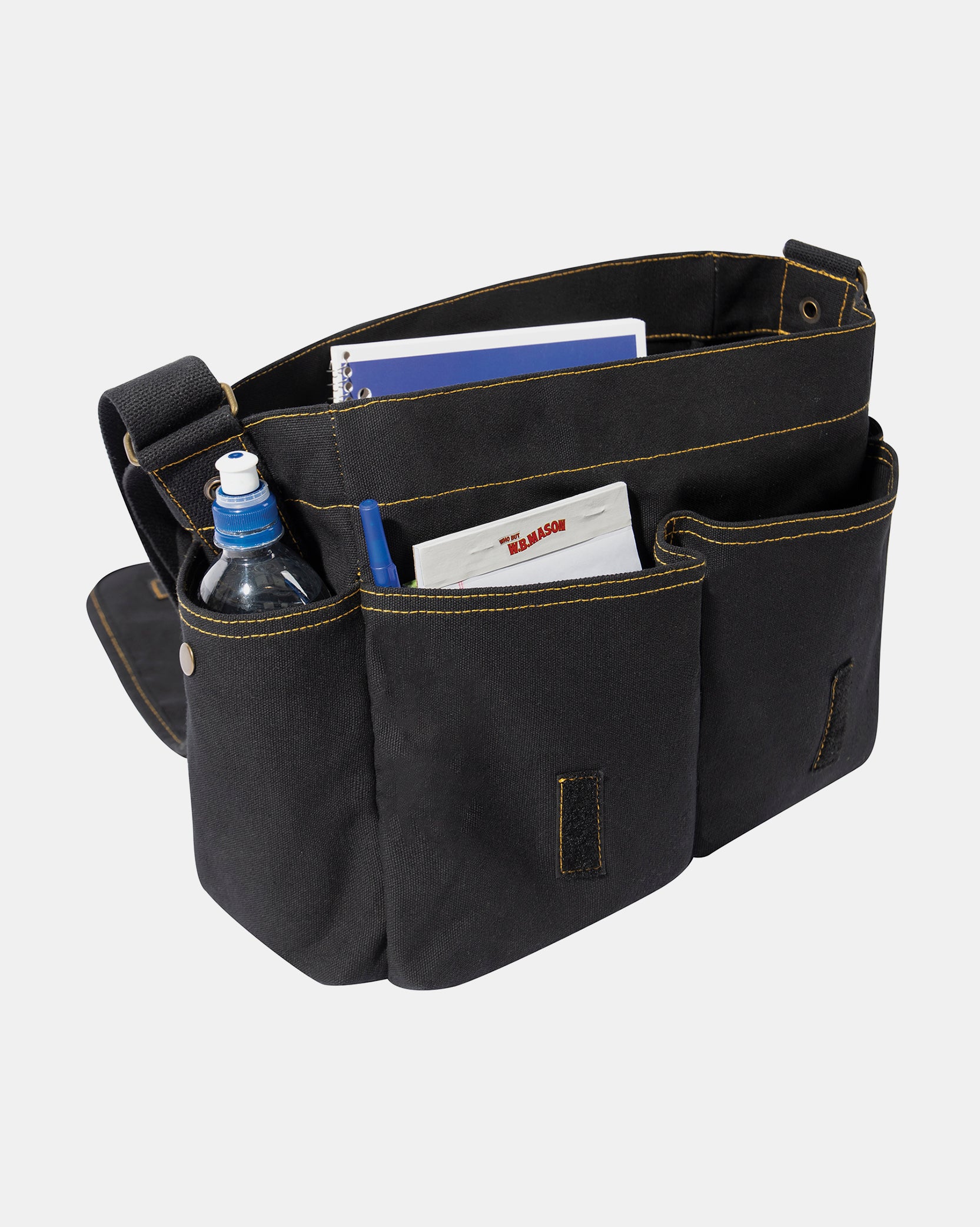 Vintage Messenger Bag Black 2