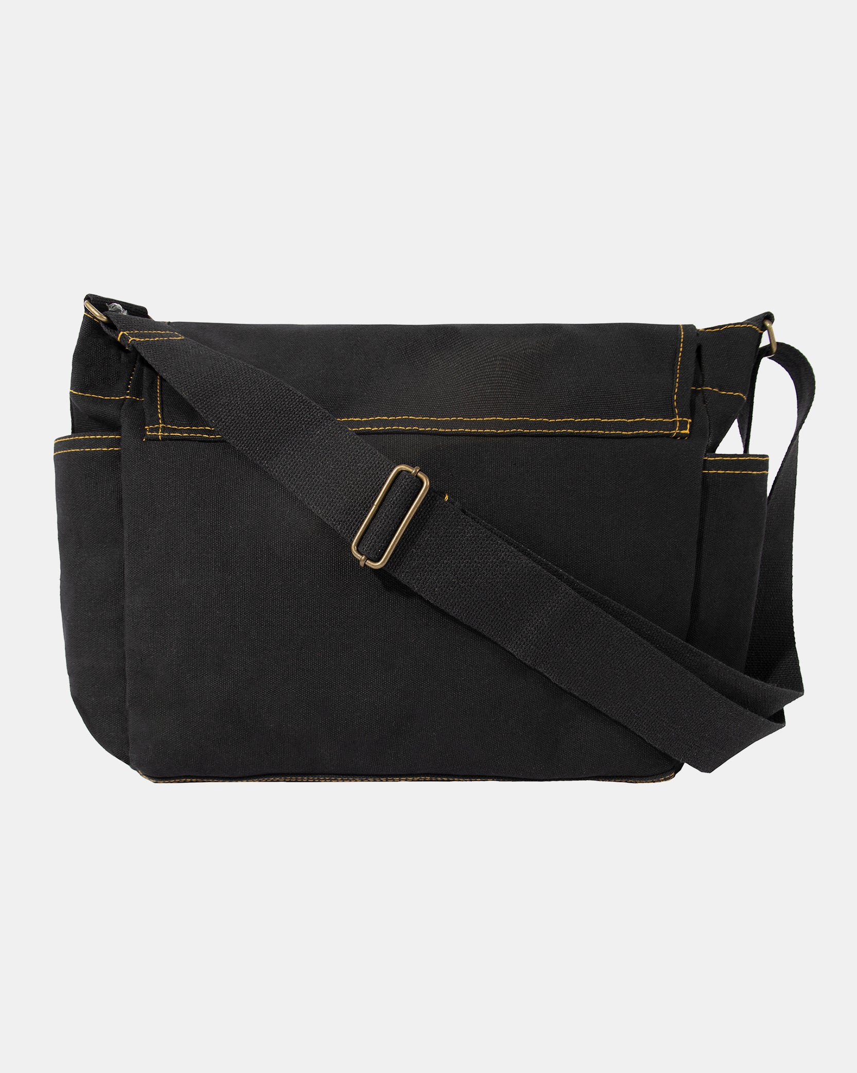 Vintage Messenger Bag Black 1Vintage Messenger Bag Black 4