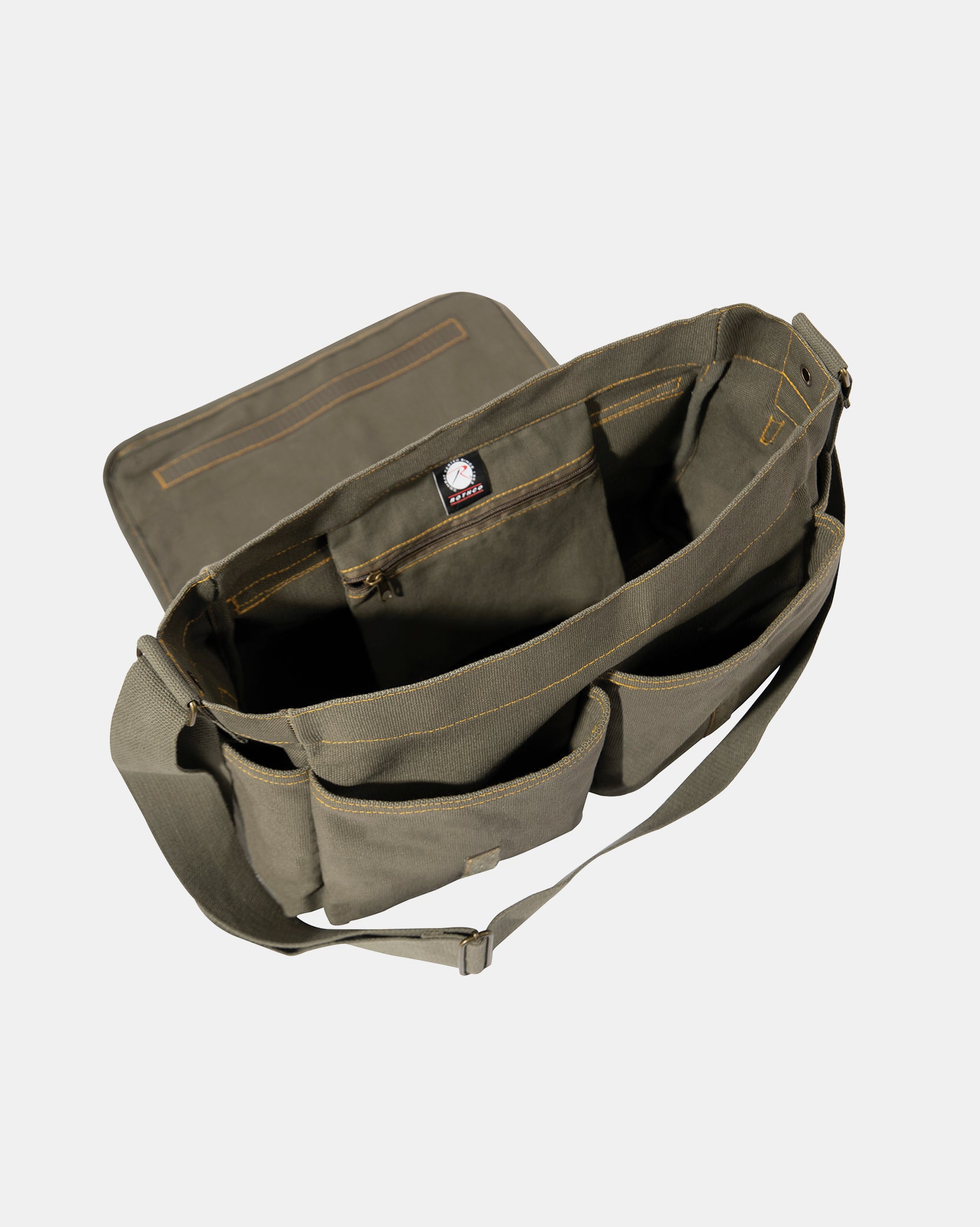 Vintage Messenger Bag Sage 2