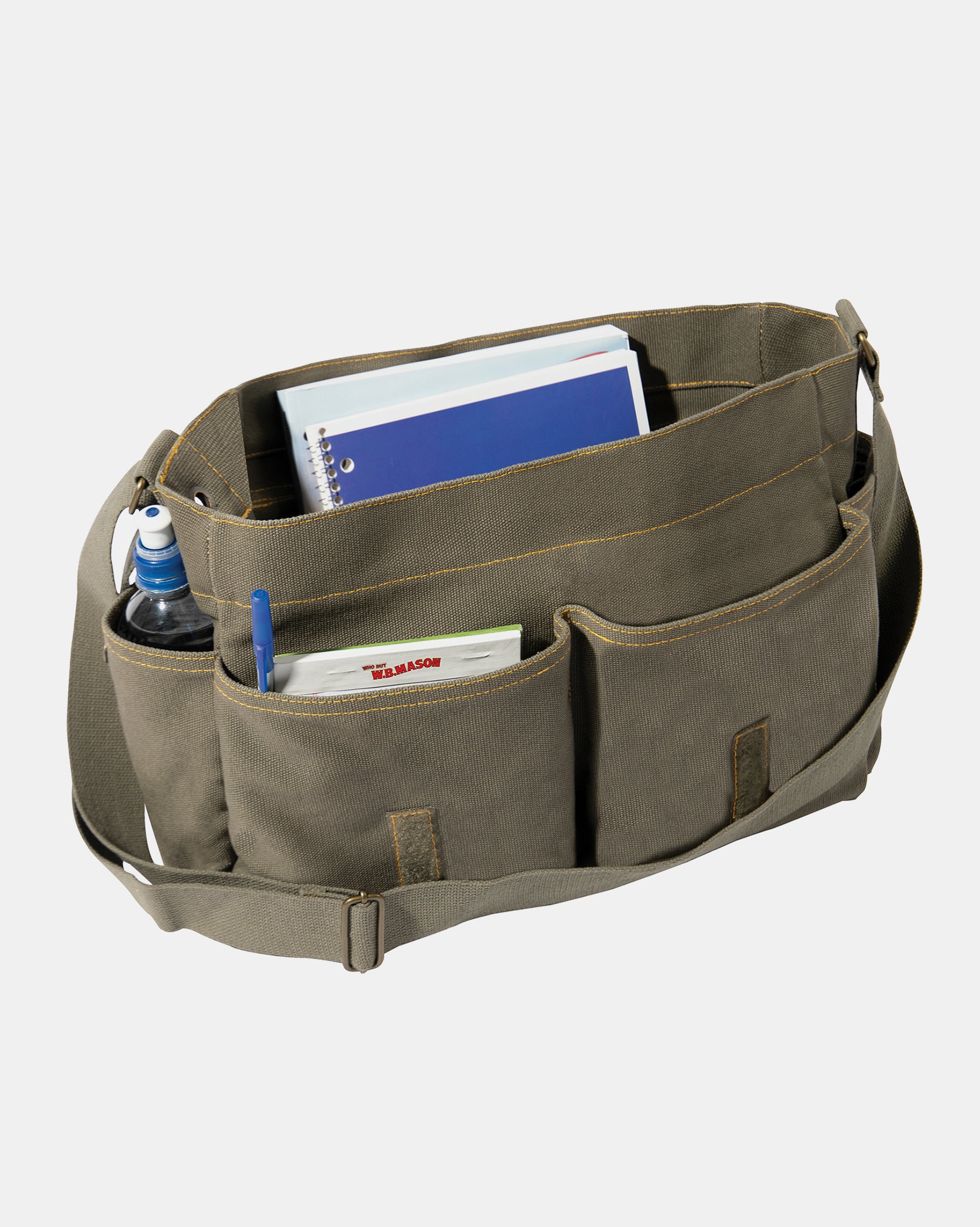 Vintage Messenger Bag Sage 3