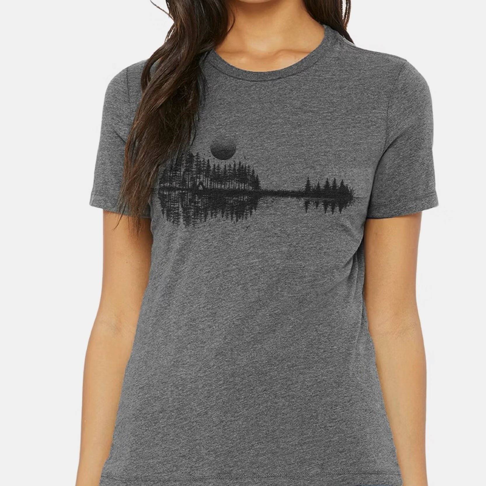 Womens Nature Guitar Tshirt 1
