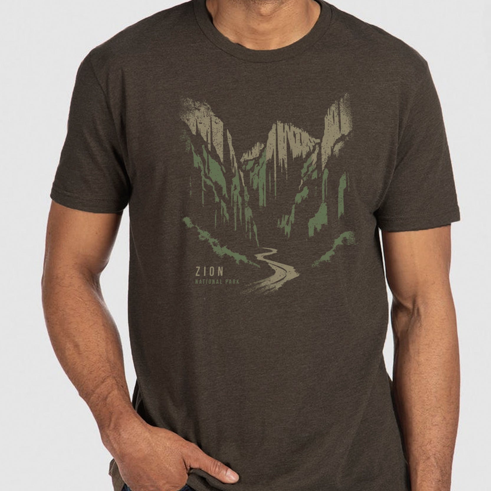 Mens Zion National Park Tshirt 1
