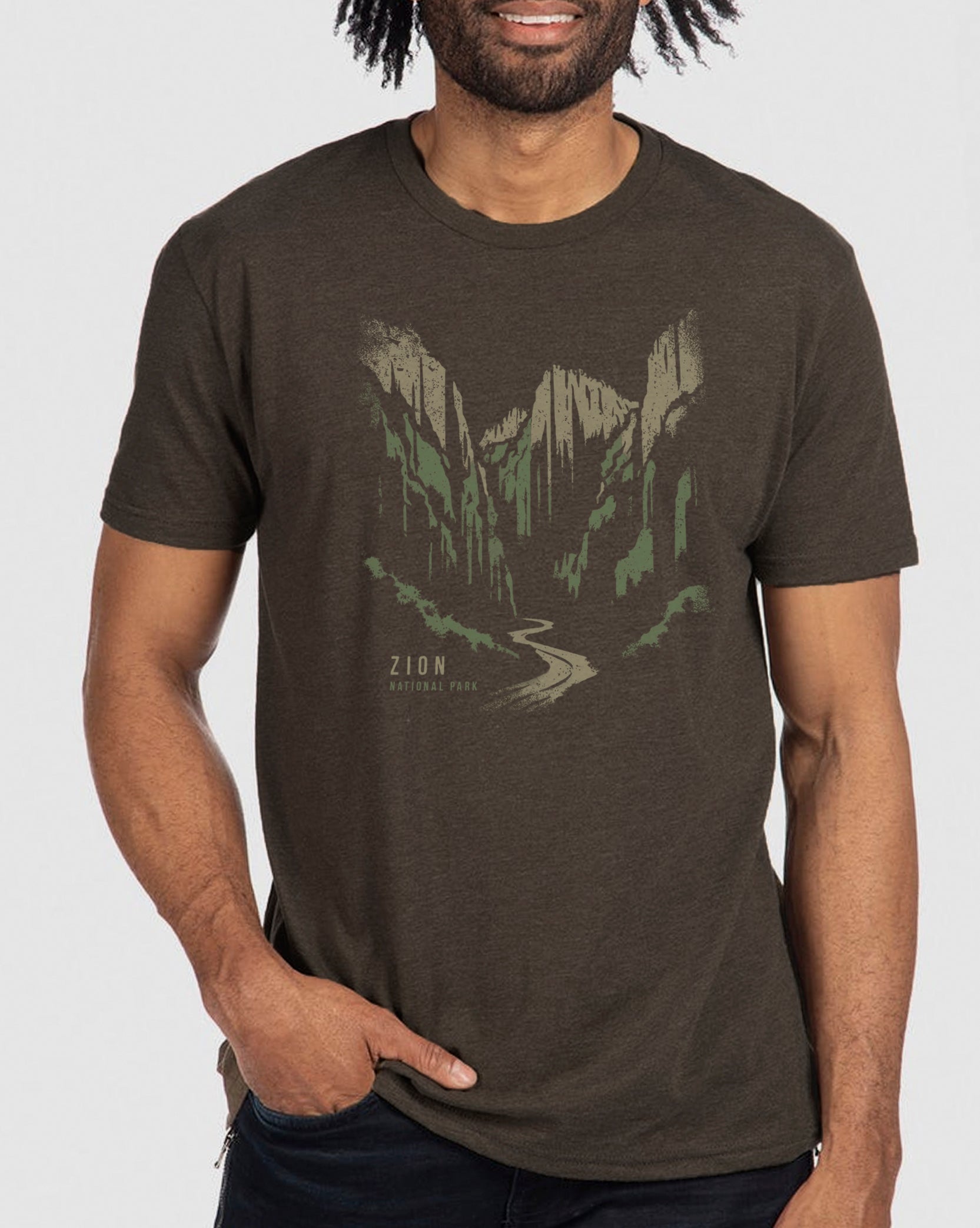 Mens Zion National Park Tshirt 1