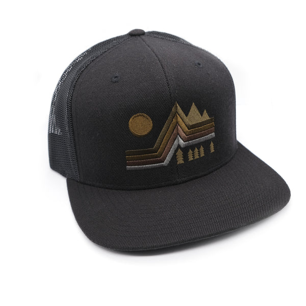 Alpine Black Trucker Hat