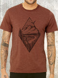 River Mountain Forest - Men's T-Shirt