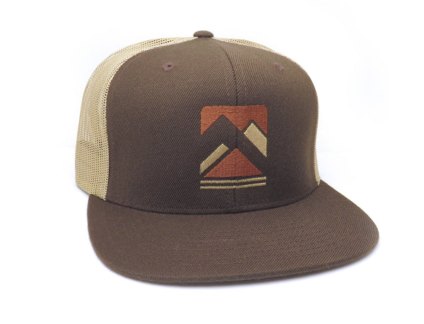 Rustic Mountain Range Trucker Hat