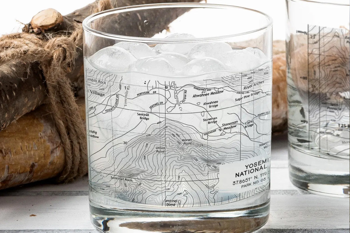 The National Parks Topographic Whiskey Collection