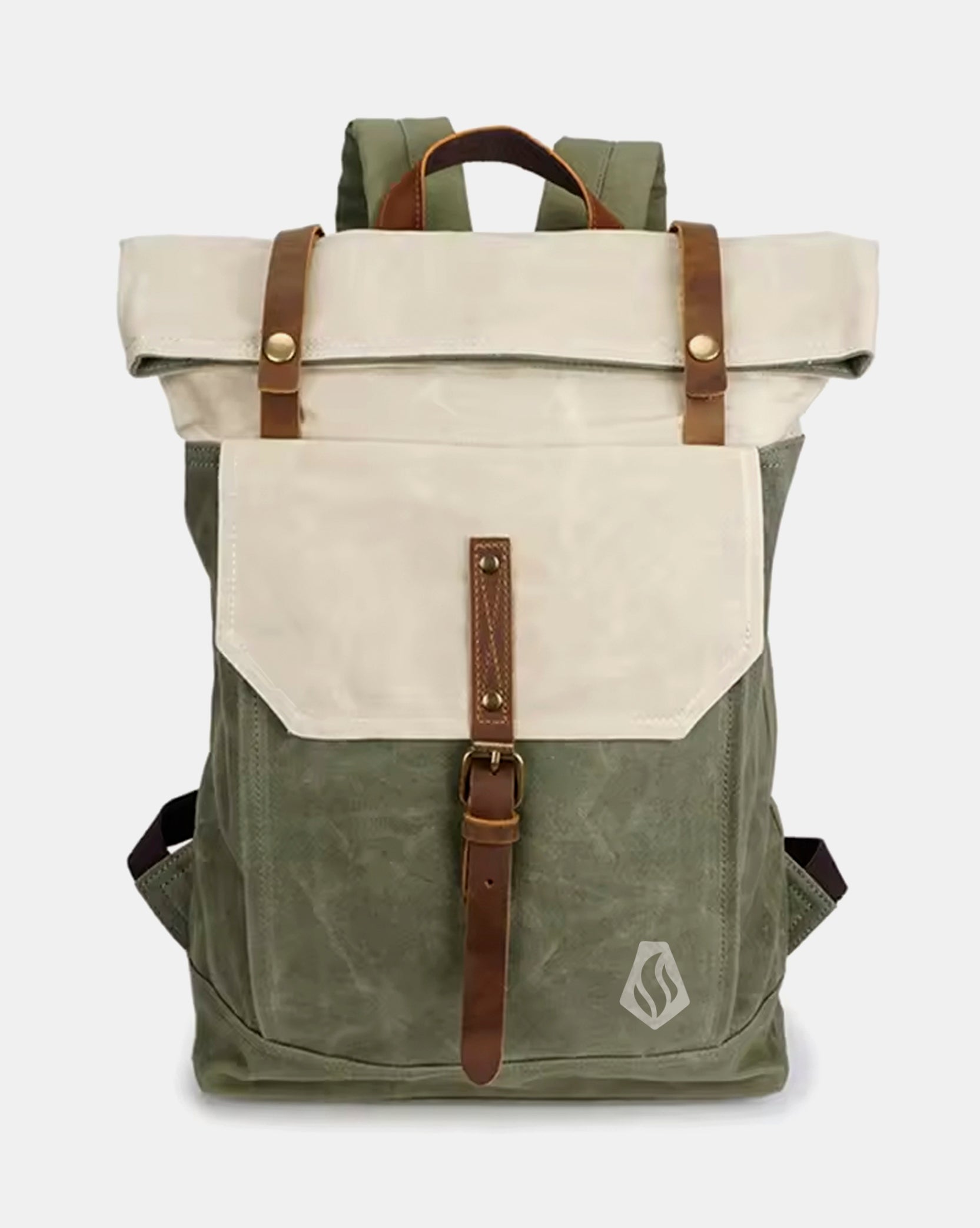 Alpine Roll-Top Backpack – Black Lantern
