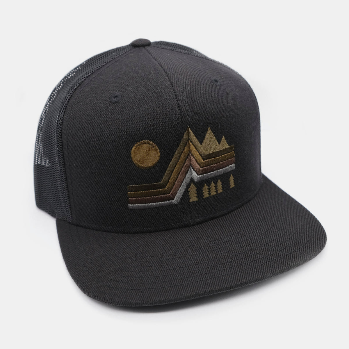Alpine Trucker Hat | Black Lantern Trucker Hats