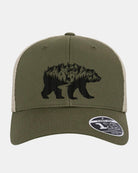 Black Lantern Bear and Forest Trucker Hat