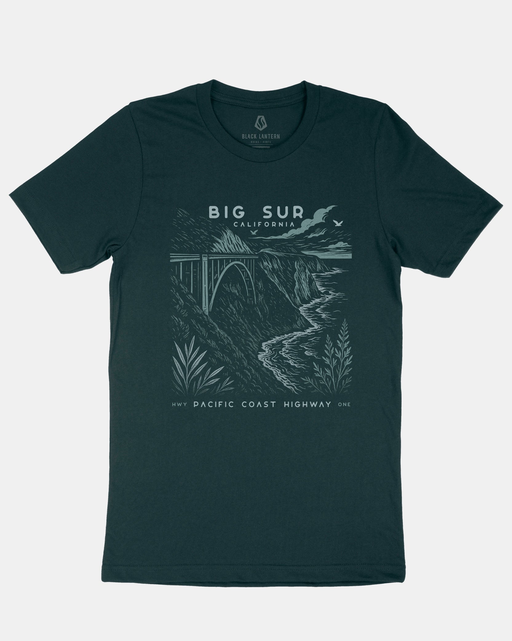 Men's Nature Themed Graphic T-Shirts | Black Lantern