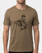 Brown Trout and Cowboy Mens Tshirt 2