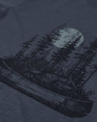 canoe and forest landscape tshirt 2