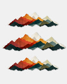colorful mountain range outdoor sticker 1
