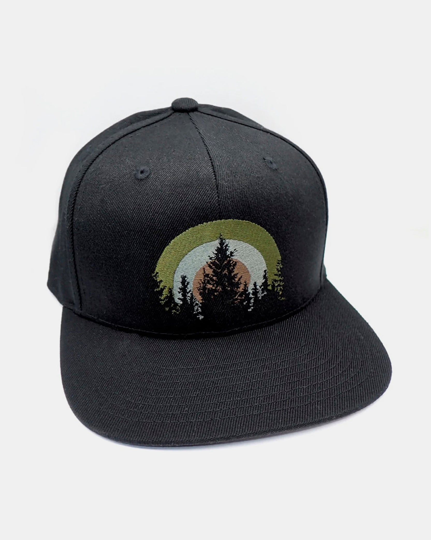 Forest Landscape Black Cap | Black Lantern Classic Caps